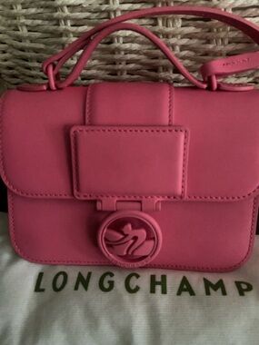 Longchamp Box-Trot  Crossbody Bag in Candy Pink